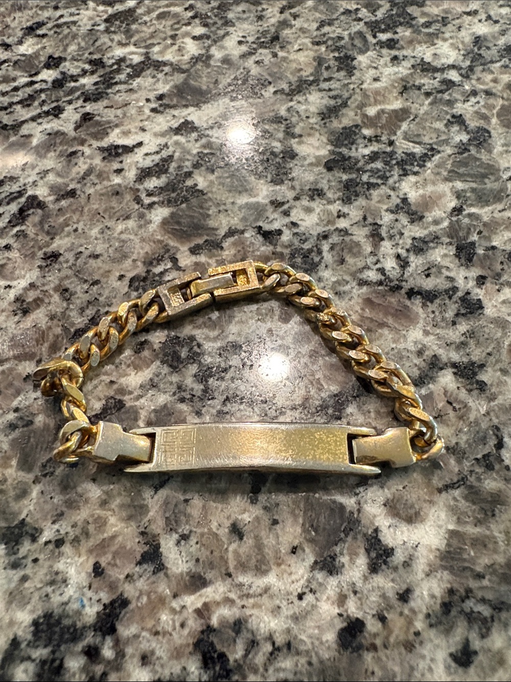 Givenchy Gold Tone Chain Bracelet